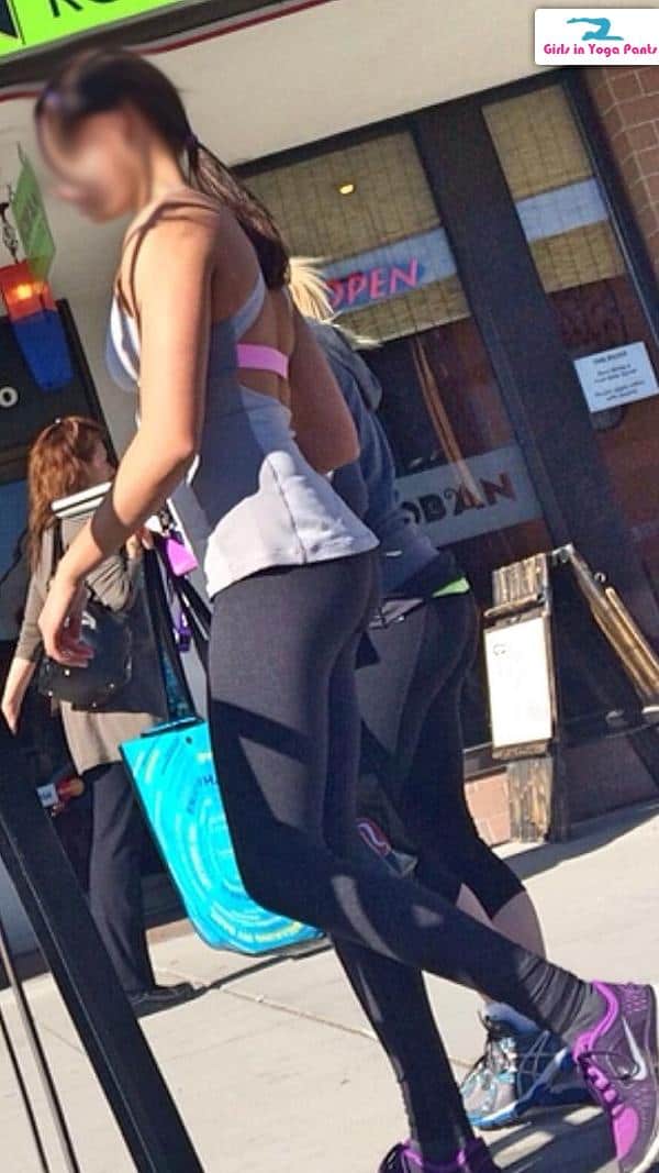 Two Booties Captured In One Creep Shot Hot Girls In Yoga Pants Best