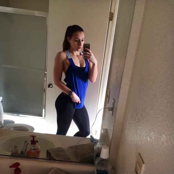 A Fit College Girl From California With A Tight Booty In