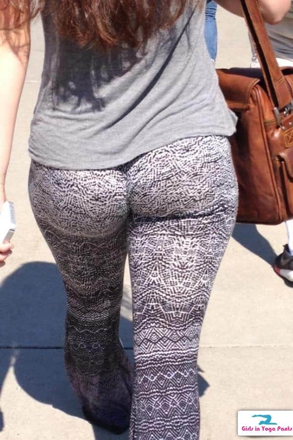 A Creep Shot Of A Tight Little Booty Walking Down The Street