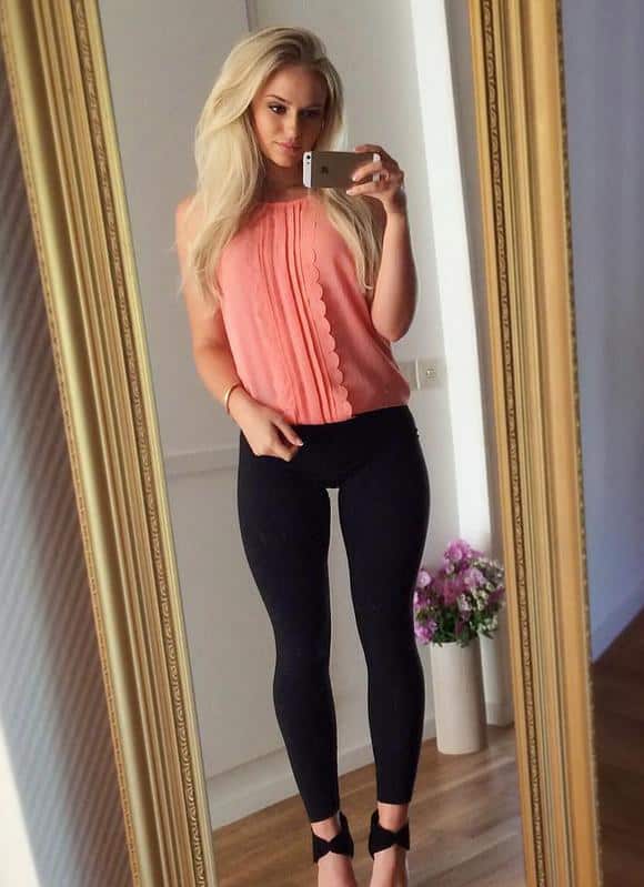 Hot Blond With A Thigh Gap Hot Girls In Yoga Pants